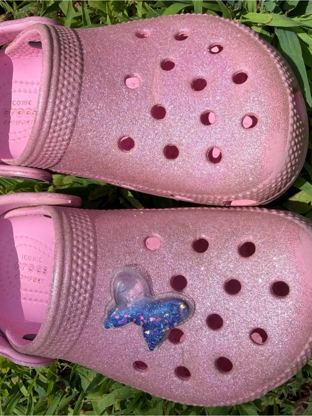 Girls Crocs Bundle Sizes 11 & 12 – Pink & Tie-Dye